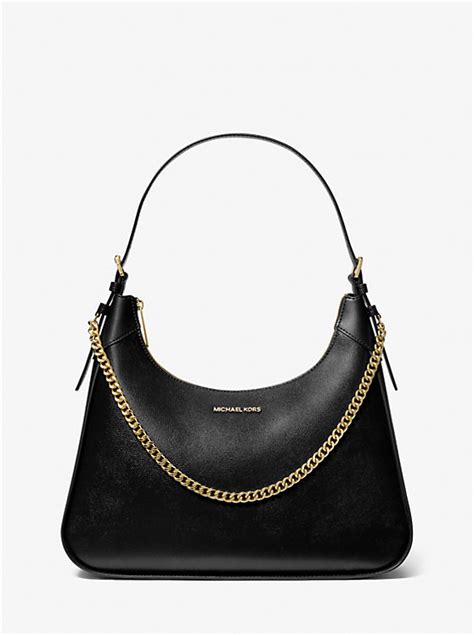 wilma michael kors bag|Michael Kors Wilma Large Leather Shoulder Bag (Black).